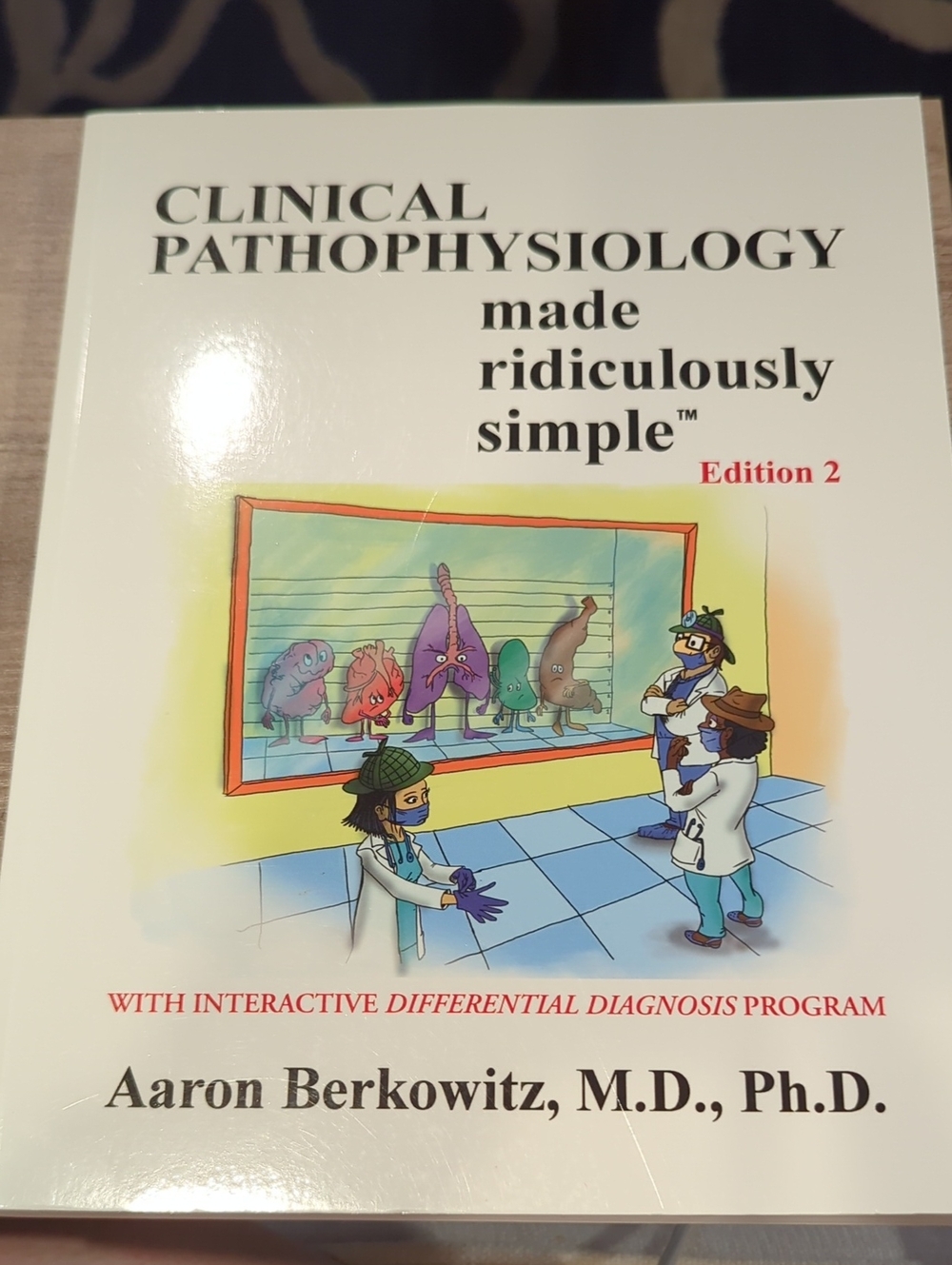 Clinical Pathophysiology Medical Textbook — White Cover
